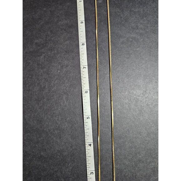 Gold tone looooong necklace - Picture 4 of 10